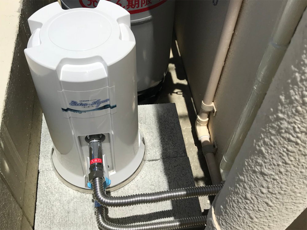 セントラル浄水器の設置工事